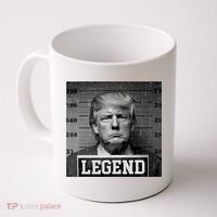 Trump 2024 Mugshot President Legend Coffee Mug thumb 0