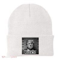 Trump 2024 Mugshot President Legend Beanie thumb 0
