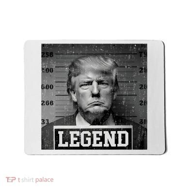 Trump 2024 Mugshot President Legend Mousepad
