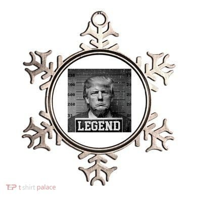 Trump 2024 Mugshot President Legend Ornament