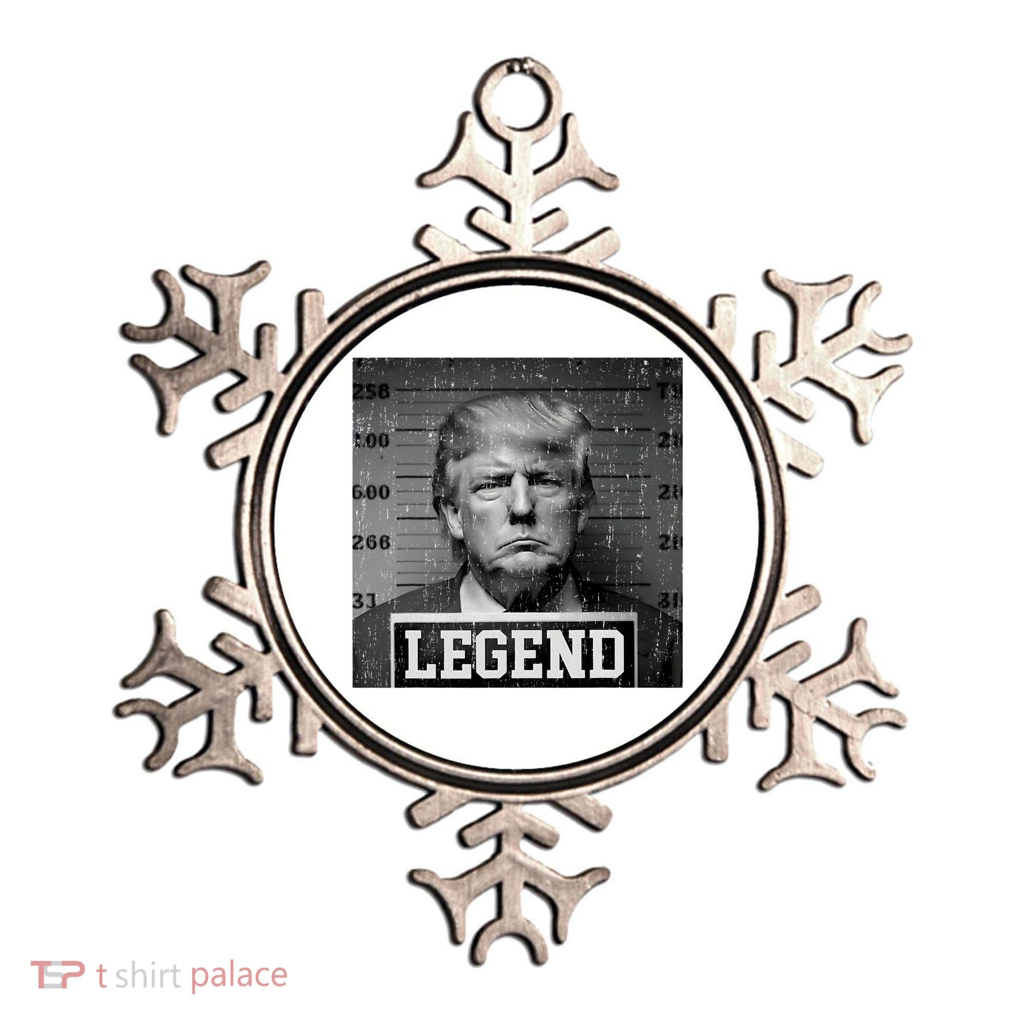 Trump 2024 Mugshot President Legend Ornament