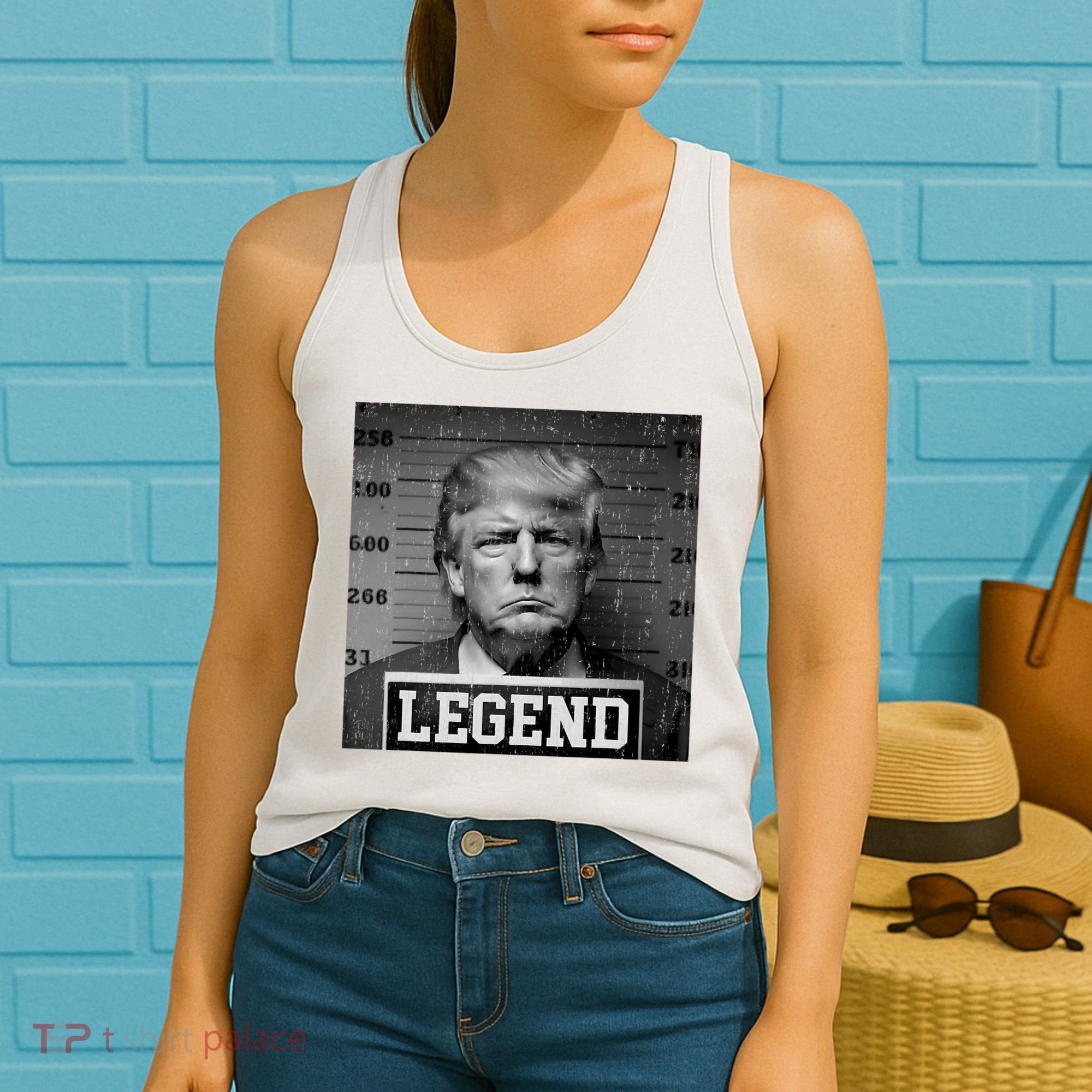 Trump 2024 Mugshot President Legend Women's Tank Top