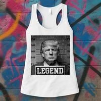 Trump 2024 Mugshot President Legend Women's Tank Top thumb 3