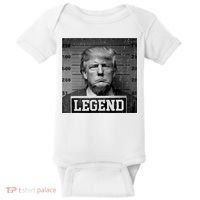 Trump 2024 Mugshot President Legend Baby Bodysuit thumb 0