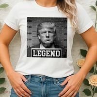 Trump 2024 Mugshot President Legend Women's T-Shirt thumb 2