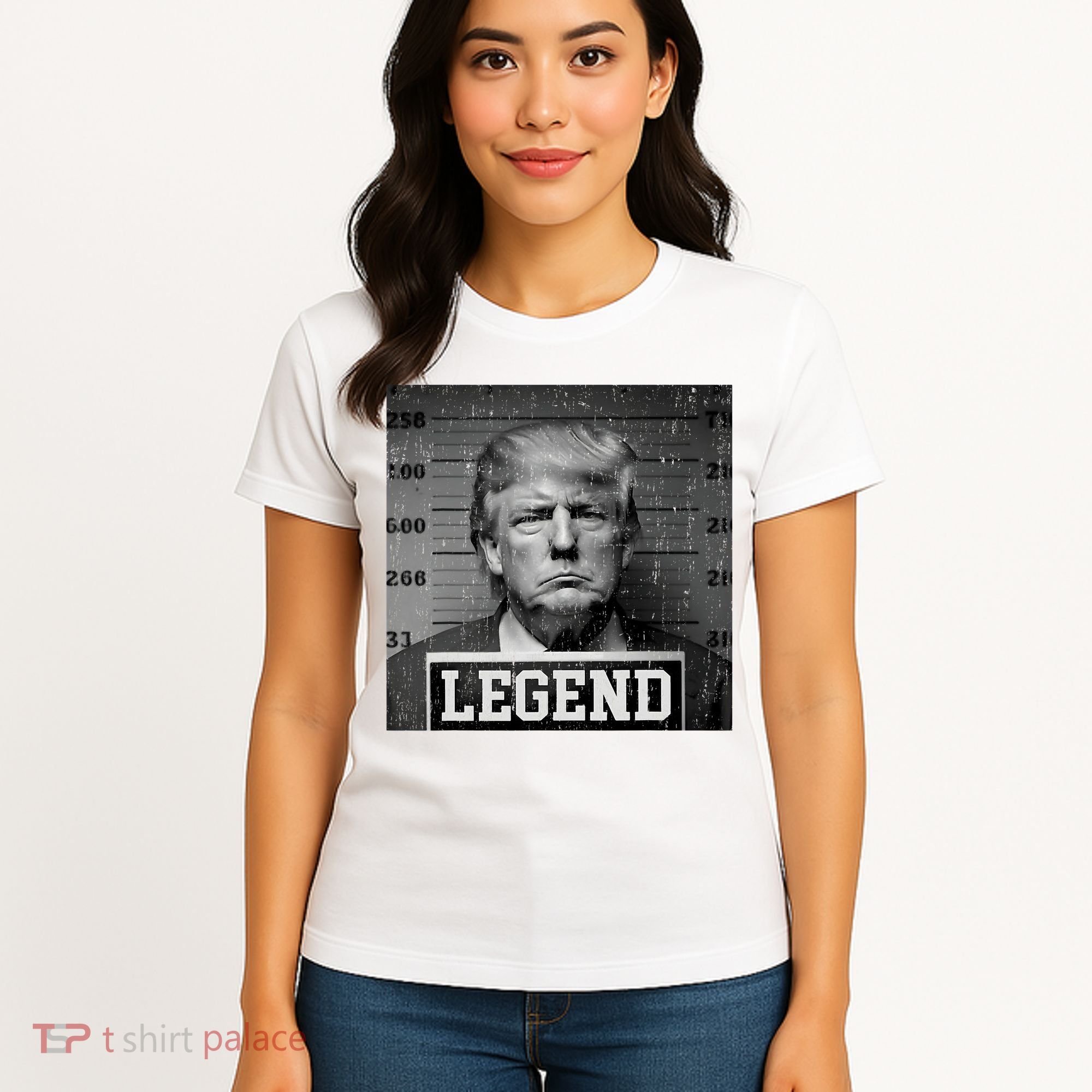 Trump 2024 Mugshot President Legend Women's T-Shirt