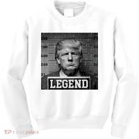 Trump 2024 Mugshot President Legend Kids Sweatshirt thumb 0