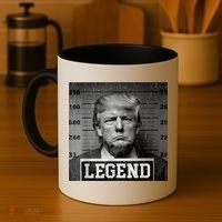 Trump 2024 Mugshot President Legend Coffee Mug thumb 4