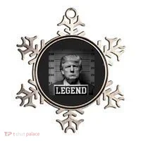 Trump 2024 Mugshot President Legend Ornament thumb 0
