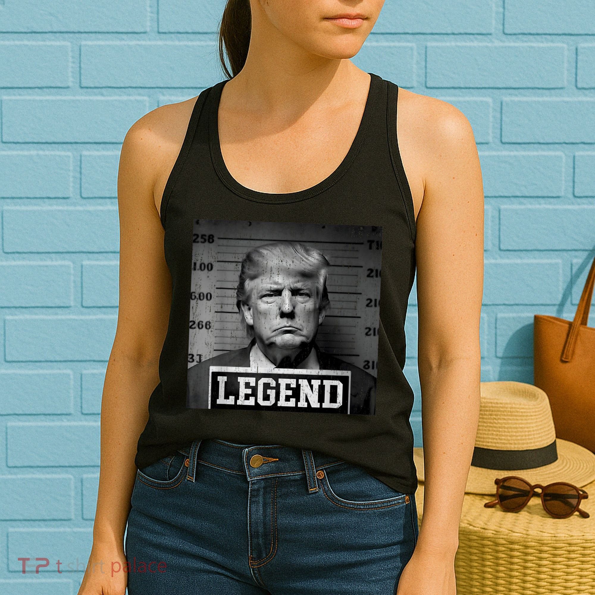 Trump 2024 Mugshot President Legend Women's Tank Top