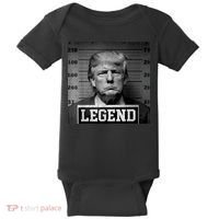 Trump 2024 Mugshot President Legend Baby Bodysuit thumb 0