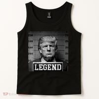 Trump 2024 Mugshot President Legend Tank Top thumb 2