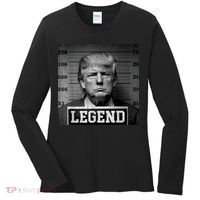 Trump 2024 Mugshot President Legend Women's Long Sleeve Shirt thumb 0