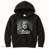 Trump 2024 Mugshot President Legend Kids Hoodie thumb 0