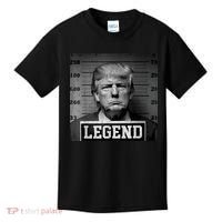Trump 2024 Mugshot President Legend Kids T-Shirt thumb 0