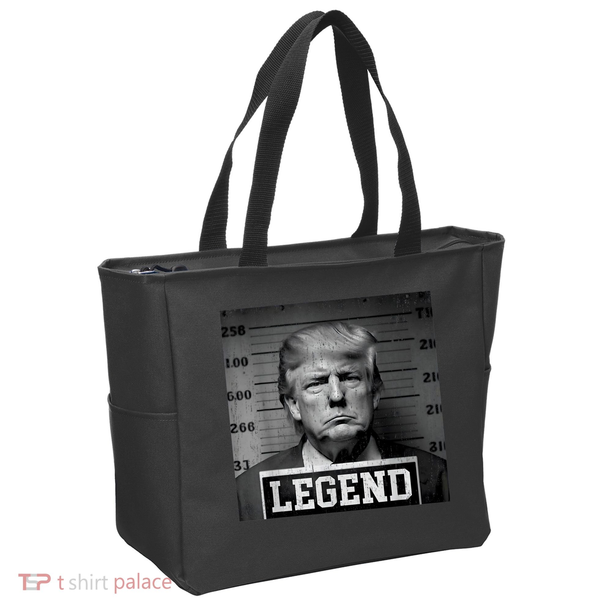 Trump 2024 Mugshot President Legend Tote Bag