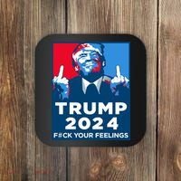 Donald Trump, Fuck Your Feelings Coaster thumb 0
