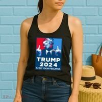 Donald Trump, Fuck Your Feelings Women's Tank Top thumb 2