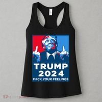 Donald Trump, Fuck Your Feelings Women's Tank Top thumb 3