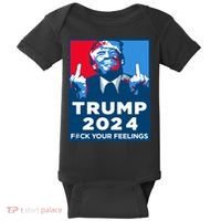 Donald Trump, Fuck Your Feelings Baby Bodysuit thumb 0