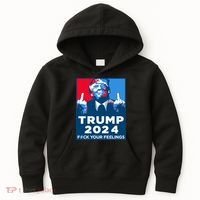Donald Trump, Fuck Your Feelings Kids Hoodie thumb 0