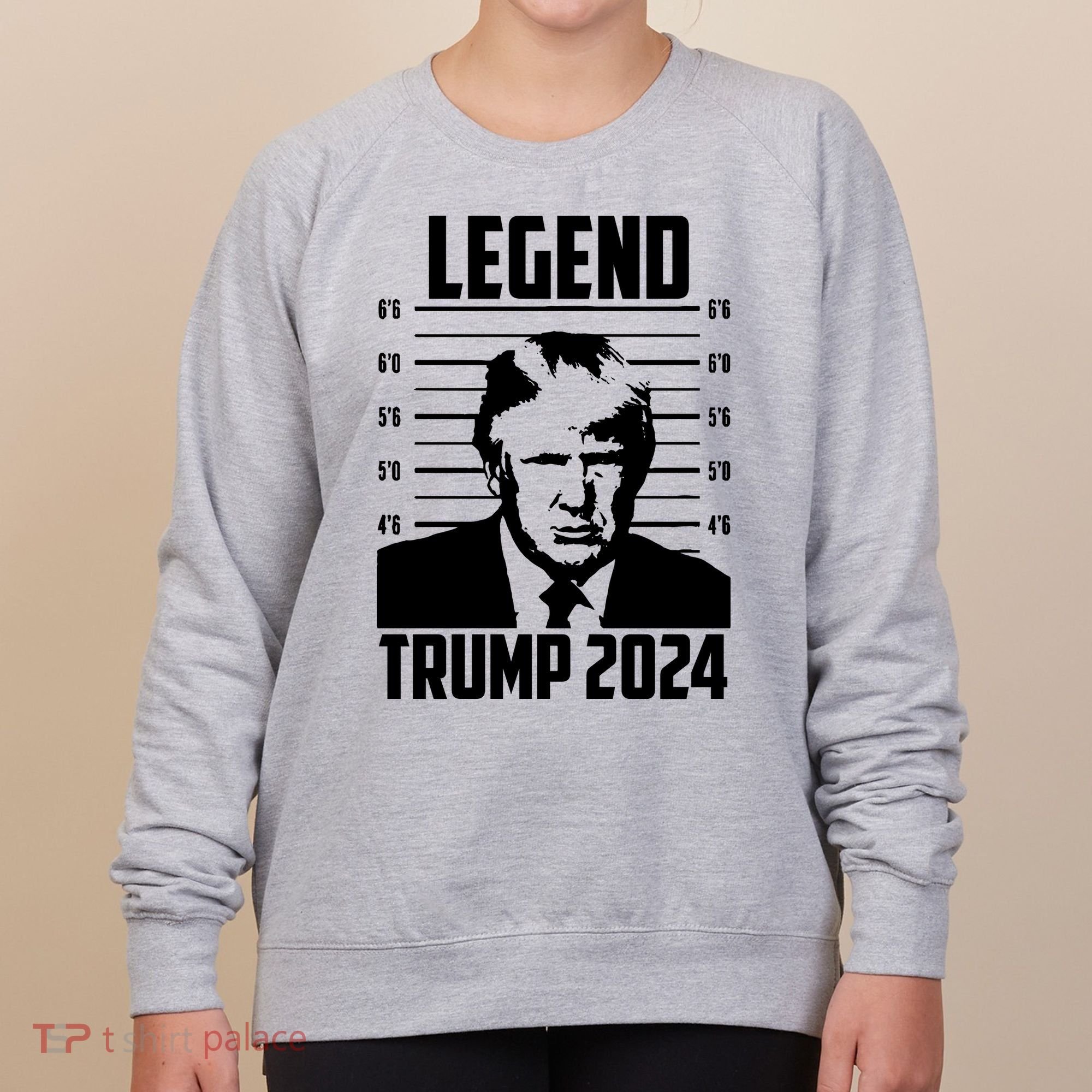 Trump 2024 Mugshot President Legend Pro Trump Women's Sweatshirt
