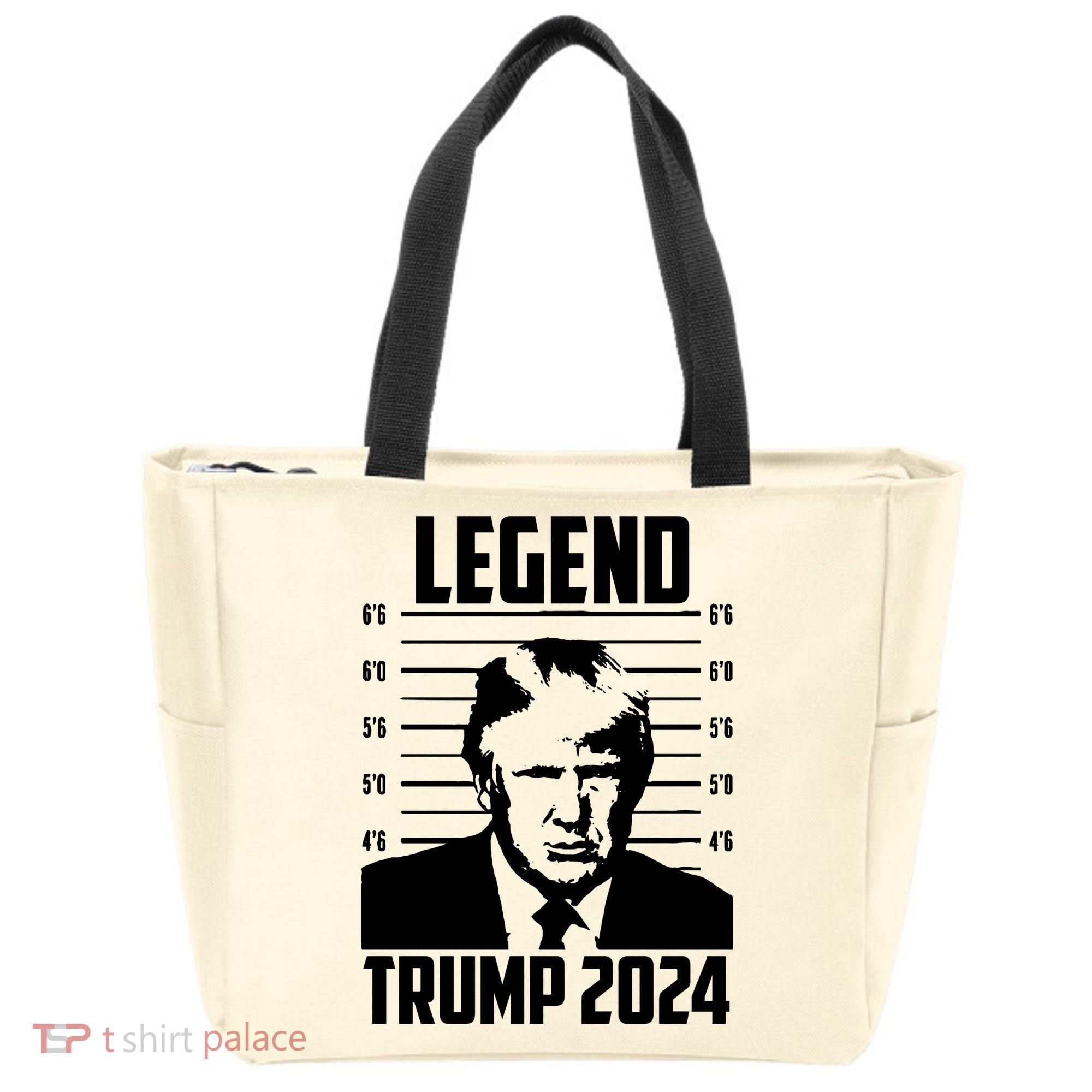 Trump 2024 Mugshot President Legend Pro Trump Tote Bag