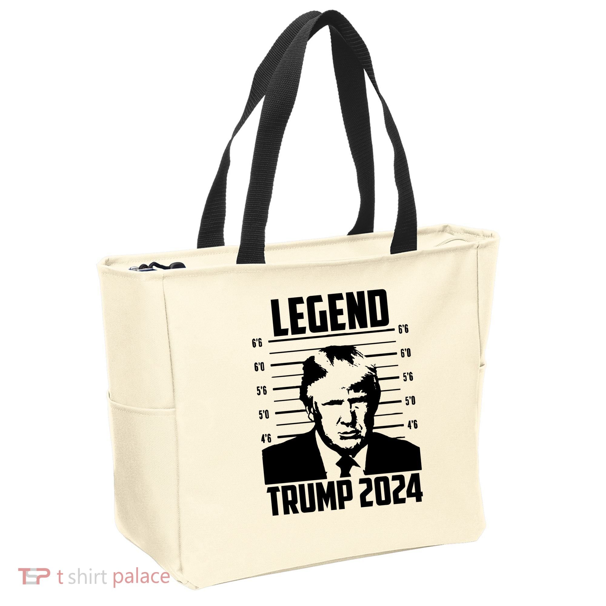 Trump 2024 Mugshot President Legend Pro Trump Tote Bag