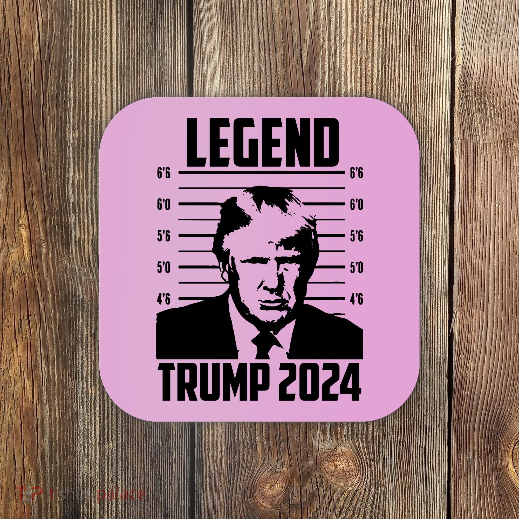 Trump 2024 Mugshot President Legend Pro Trump Coaster