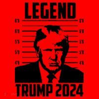 Trump 2024 Mugshot President Legend Pro Trump Santa Hat thumb 1