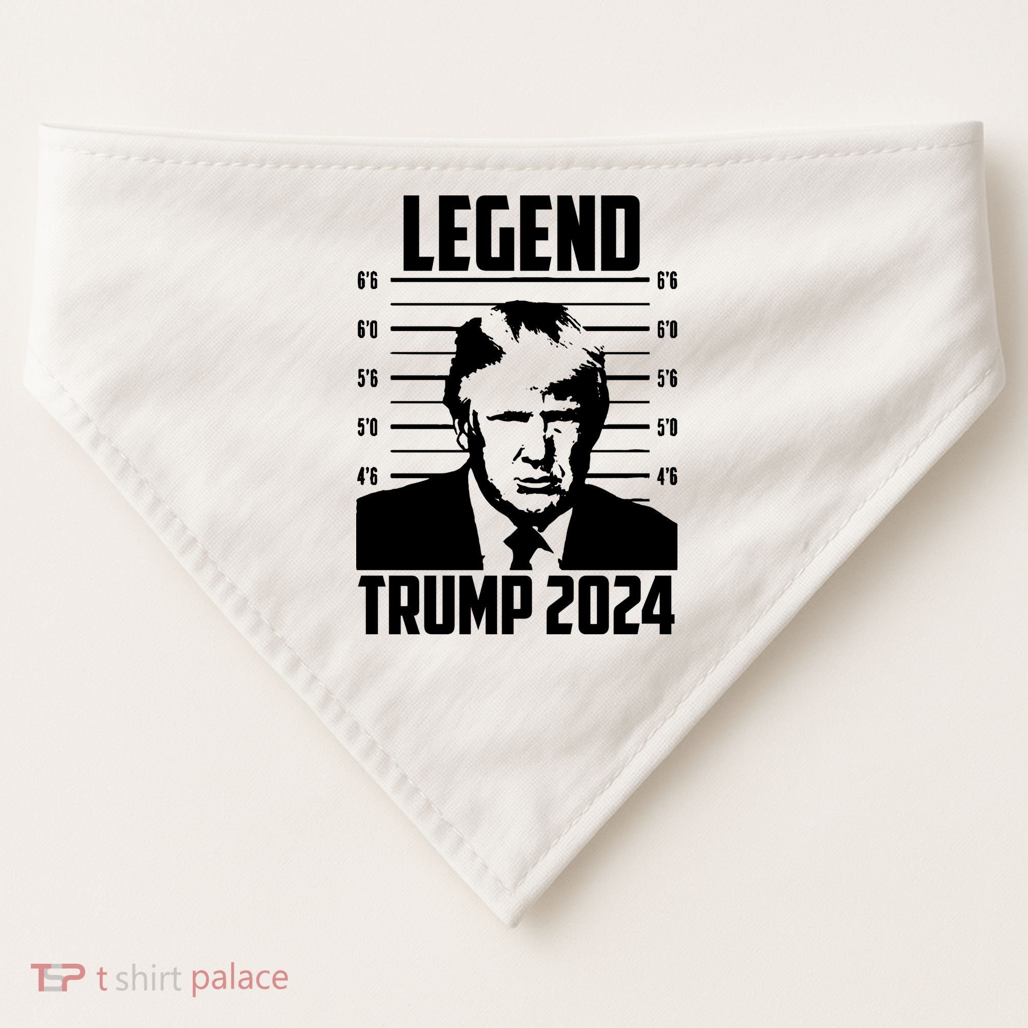 Trump 2024 Mugshot President Legend Pro Trump USA-Made Doggie Bandana