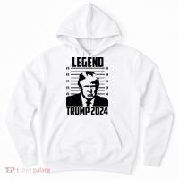 Trump 2024 Mugshot President Legend Pro Trump Hoodie thumb 0