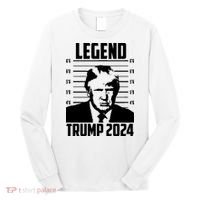 Trump 2024 Mugshot President Legend Pro Trump Long Sleeve Shirt thumb 0
