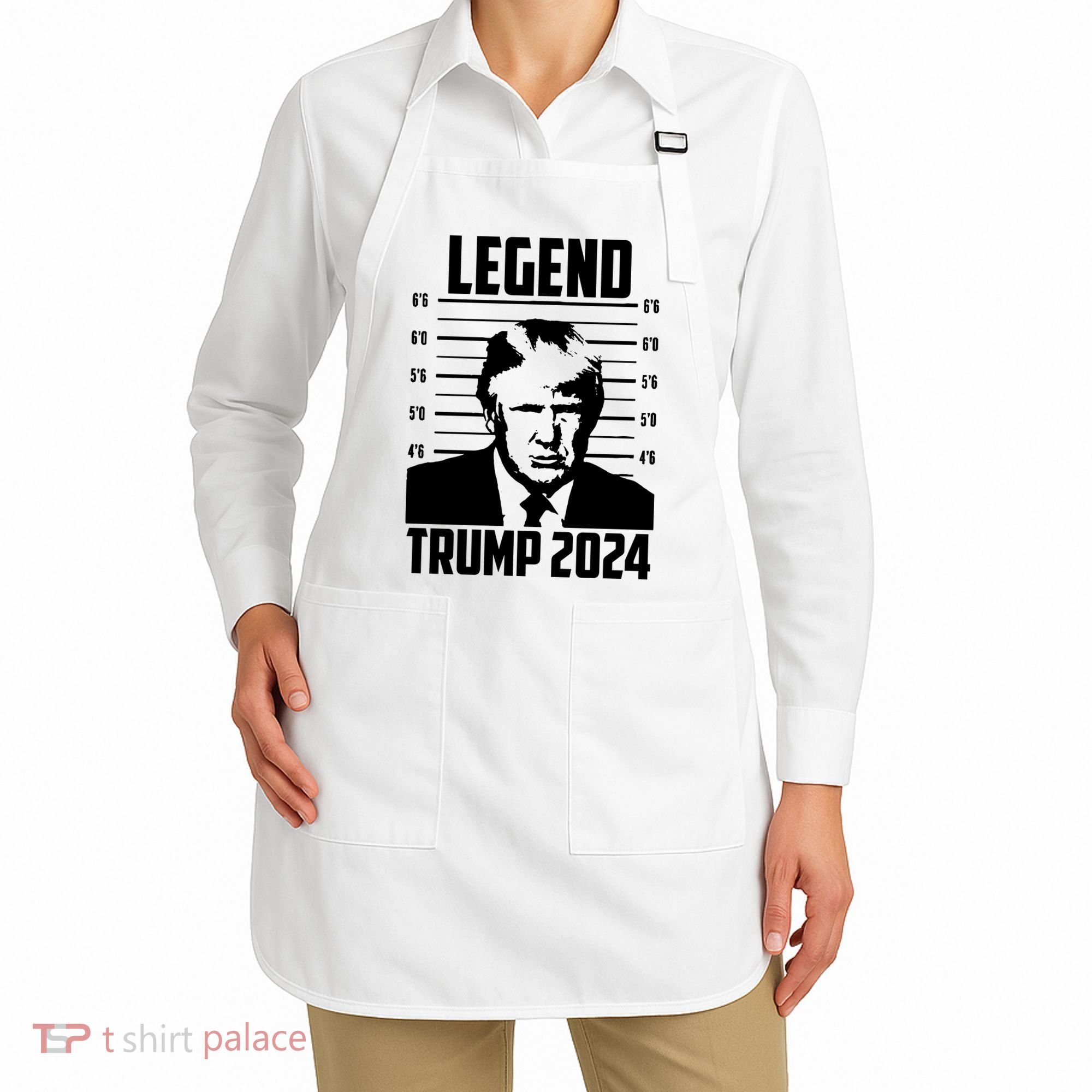 Trump 2024 Mugshot President Legend Pro Trump Apron