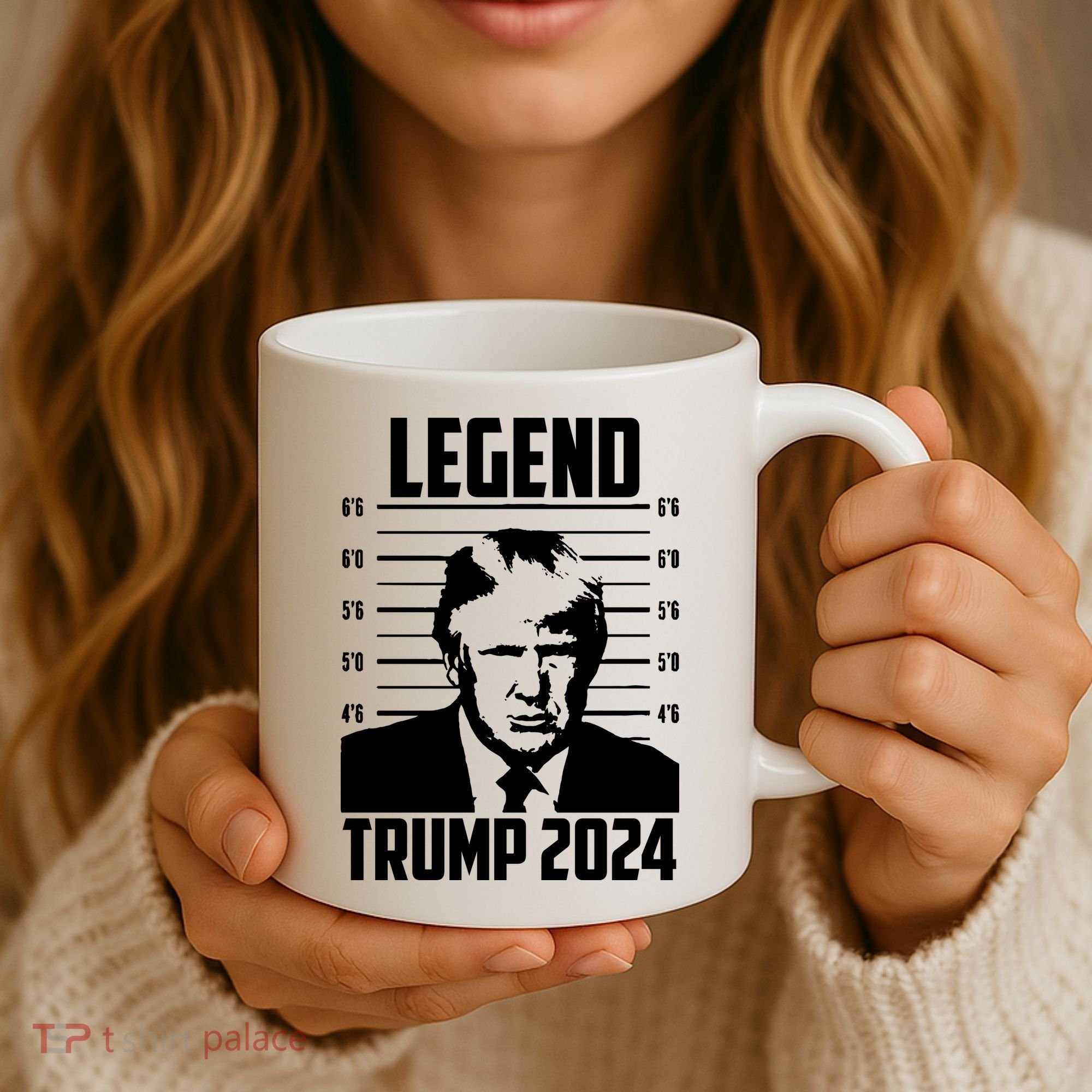 Trump 2024 Mugshot President Legend Pro Trump Coffee Mug