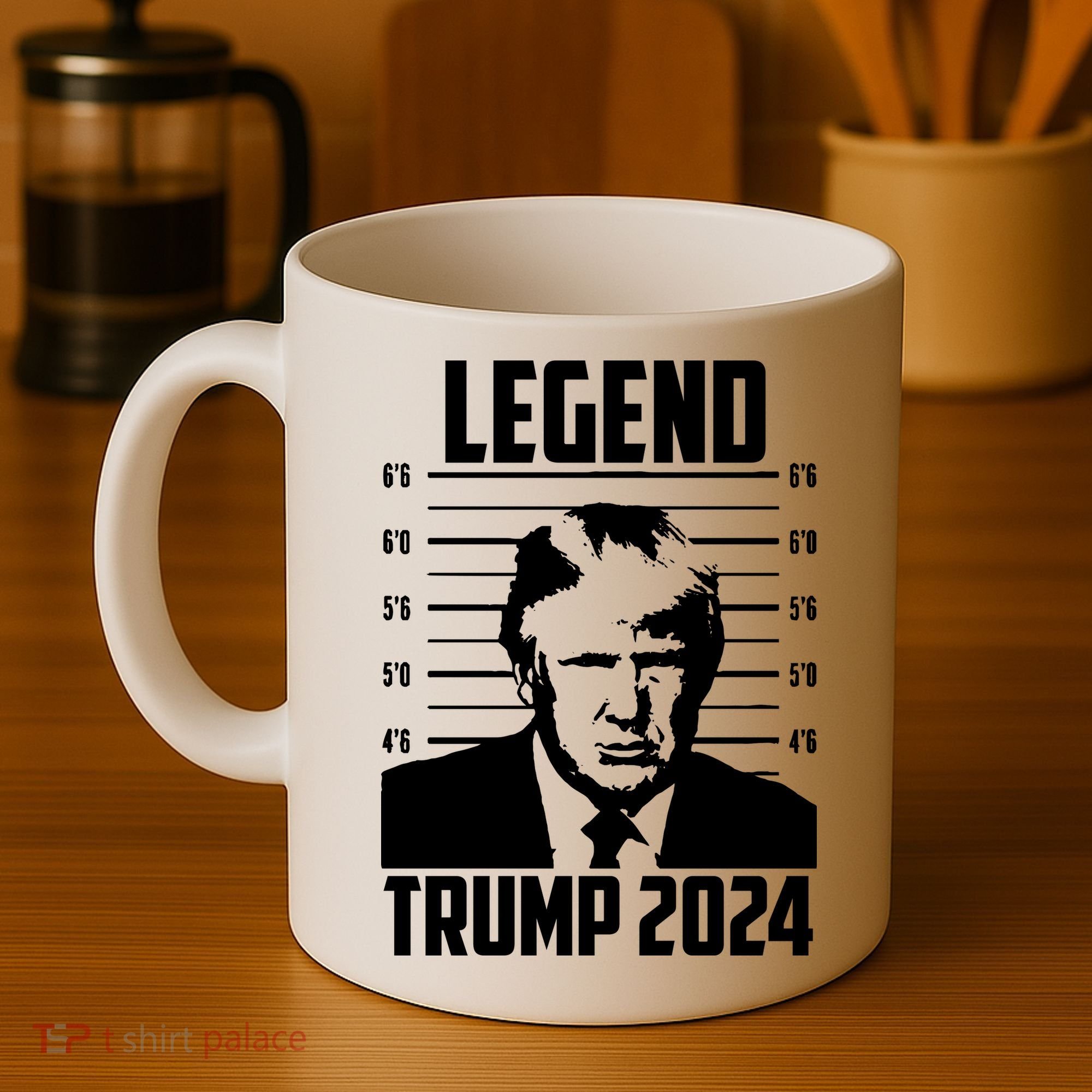 Trump 2024 Mugshot President Legend Pro Trump Coffee Mug