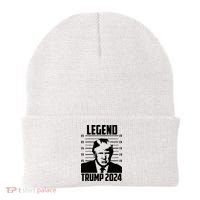 Trump 2024 Mugshot President Legend Pro Trump Beanie thumb 0