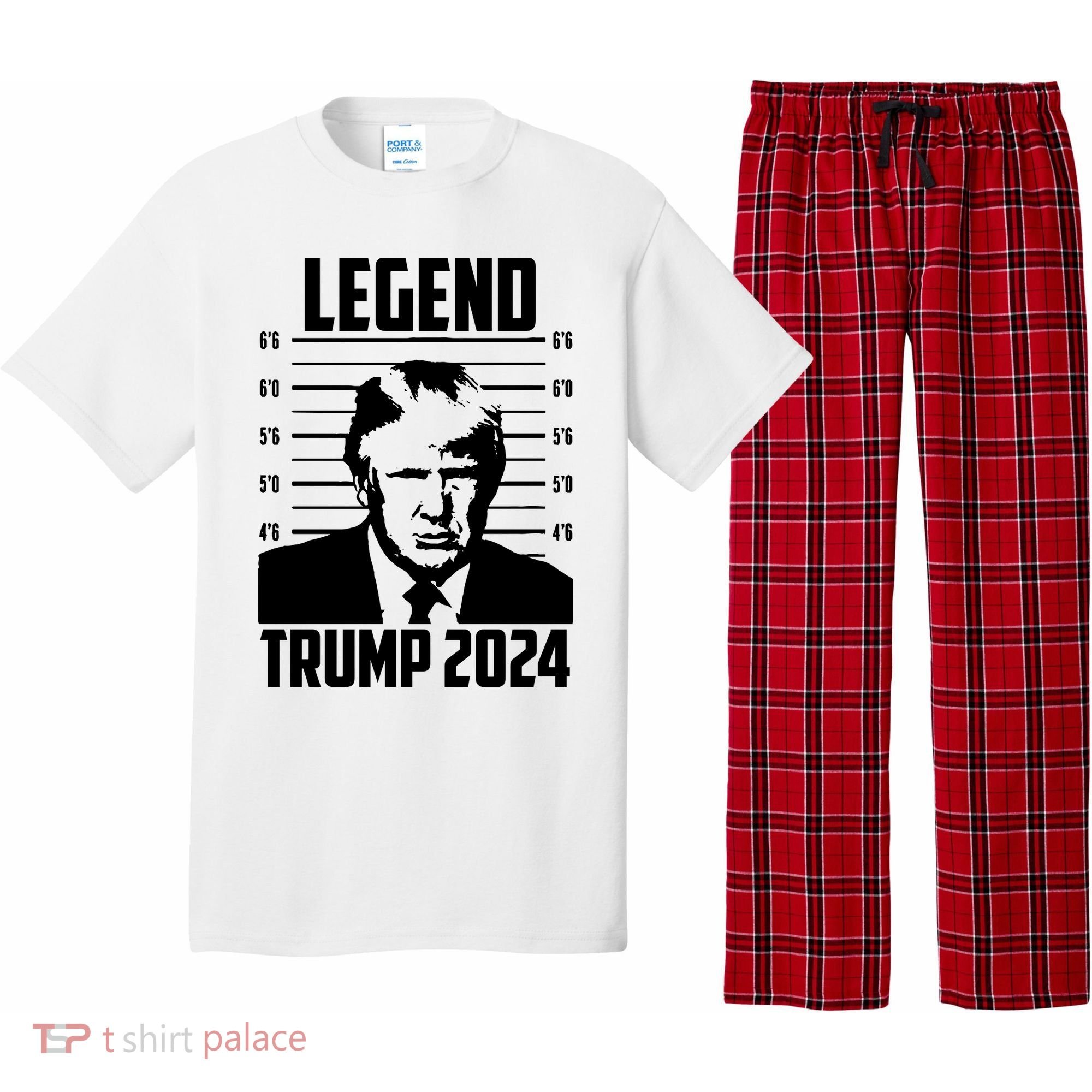 Trump 2024 Mugshot President Legend Pro Trump Pajama Set
