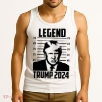 Trump 2024 Mugshot President Legend Pro Trump Tank Top thumb 3