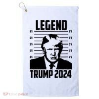 Trump 2024 Mugshot President Legend Pro Trump Golf Towel thumb 0