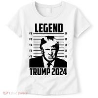 Trump 2024 Mugshot President Legend Pro Trump Women's T-Shirt thumb 0