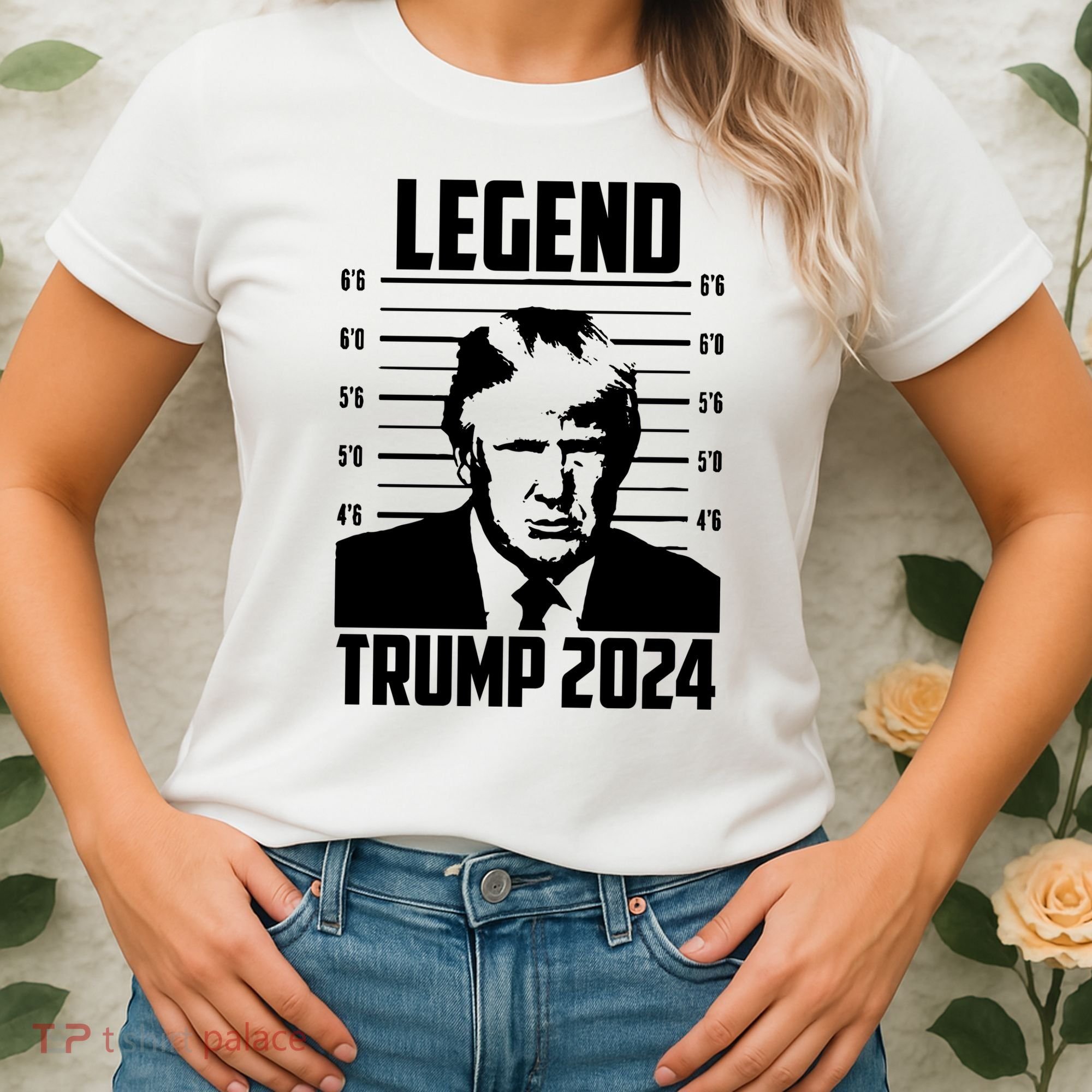 Trump 2024 Mugshot President Legend Pro Trump Women's T-Shirt