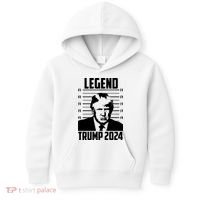 Trump 2024 Mugshot President Legend Pro Trump Kids Hoodie thumb 0