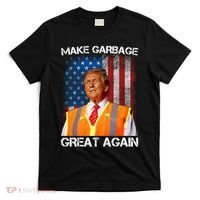Trump 2024 Make Garbage Great Again Funny For Trump Us Flag T-Shirt thumb 0