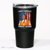 Trump 2024 Make Garbage Great Again Funny For Trump Us Flag Tumbler thumb 0