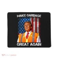 Trump 2024 Make Garbage Great Again Funny For Trump Us Flag Mousepad thumb 0