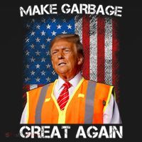 Trump 2024 Make Garbage Great Again Funny For Trump Us Flag Women's Tank Top thumb 5
