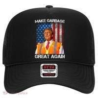 Trump 2024 Make Garbage Great Again Funny For Trump Us Flag Hat thumb 0