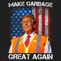 Trump 2024 Make Garbage Great Again Funny For Trump Us Flag Hat thumb 2