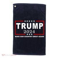 Trump 2024 Make Our Country Great Again Golf Towel thumb 0